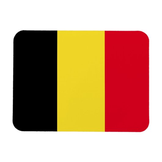 Belgien-Flagge Magnet (Horizontal)