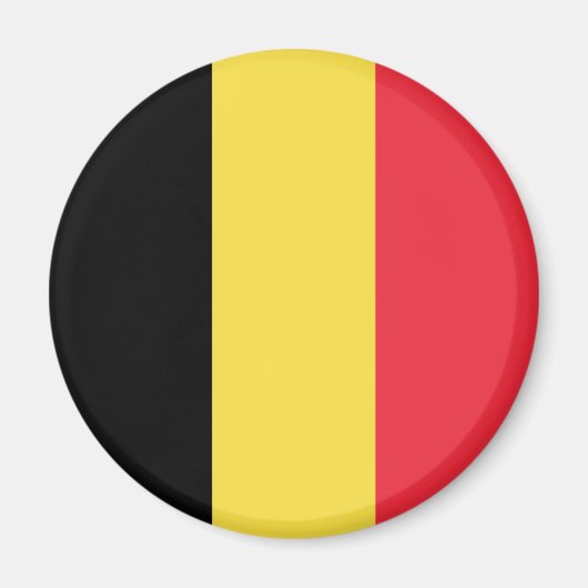 Belgien-Flagge Magnet (Vorne)