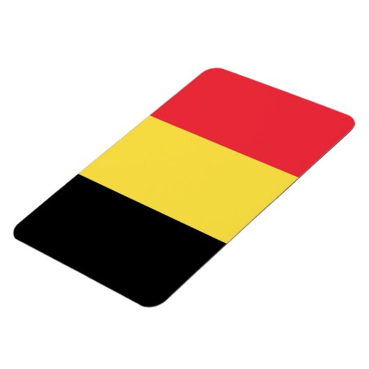 Belgien-Flagge Magnet (Linke Seite)
