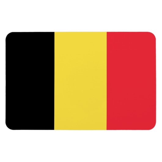 Belgien-Flagge Magnet (Horizontal)