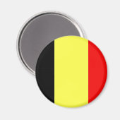 Belgien-Flagge Magnet (Vorderseite/Rückseite)