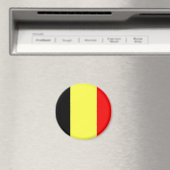 Belgien-Flagge Magnet (In Situ (Geschirrspüler))