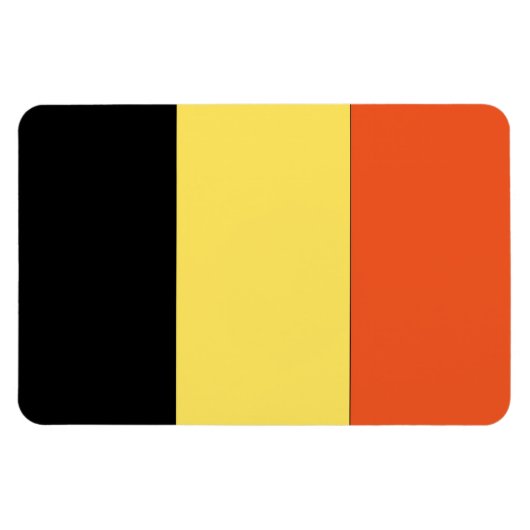 Belgien-Flagge Magnet (Horizontal)