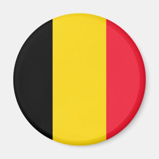 Belgien-Flagge Magnet (Vorne)