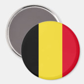 Belgien-Flagge Magnet (Vorderseite/Rückseite)