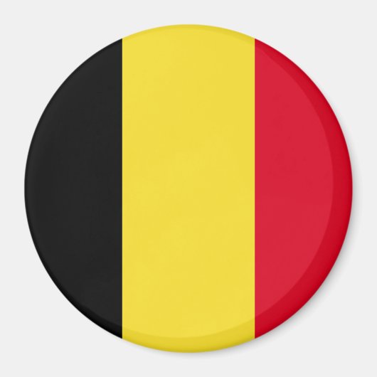 Belgien-Flagge Magnet (Vorne)