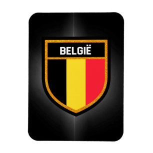 Belgien-Flagge Magnet