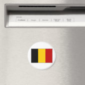 Belgien-Flagge Magnet (In Situ (Geschirrspüler))
