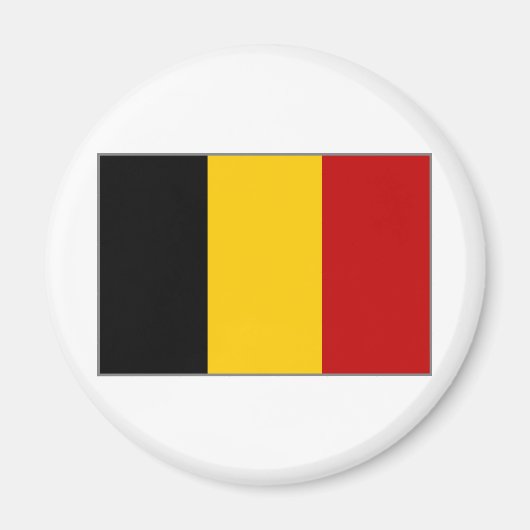 Belgien-Flagge Magnet (Vorne)