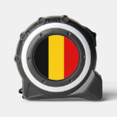 Belgien-Flagge Maßband (Vorderseite)