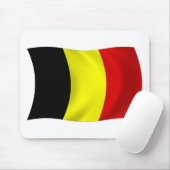 Belgien-Flagge-Mauspad Mousepad (Mit Mouse)