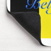 Belgien-Flagge Mousepad (Ecke)