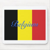 Belgien-Flagge Mousepad (Vorne)
