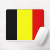 Belgien-Flagge Mousepad (Mit Mouse)