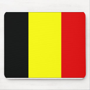 Belgien-Flagge Mousepad