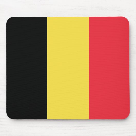 Belgien-Flagge Mousepad (Vorne)