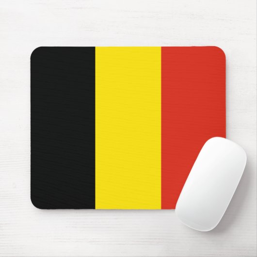 Belgien-Flagge Mousepad (Mit Mouse)