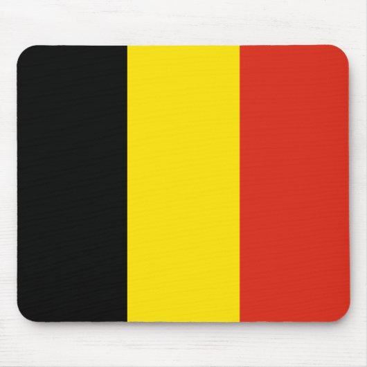 Belgien-Flagge Mousepad (Vorne)