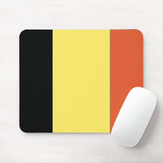 Belgien-Flagge Mousepad (Mit Mouse)