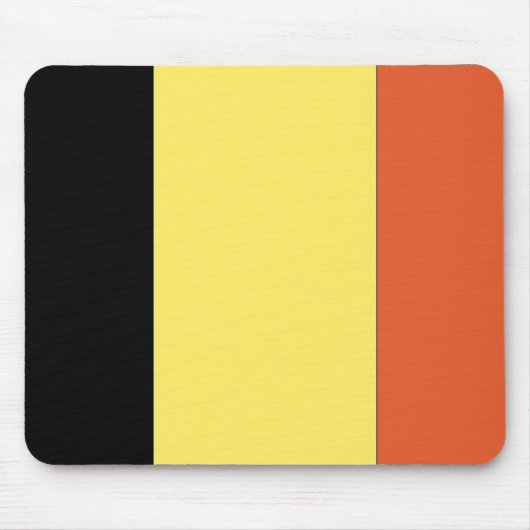 Belgien-Flagge Mousepad (Vorne)