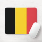 Belgien-Flagge Mousepad (Mit Mouse)