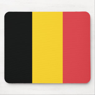 Belgien-Flagge Mousepad