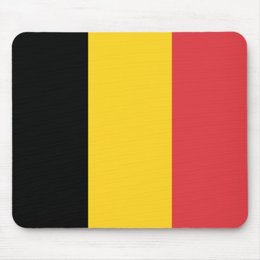 Belgien-Flagge Mousepad (Vorne)