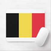 Belgien-Flagge Mousepad (Mit Mouse)