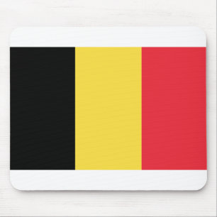 Belgien-Flagge Mousepad