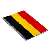 Belgien-Flagge Notizblock (Rechte Seite)