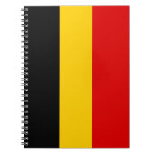 Belgien-Flagge Notizblock (Vorderseite)