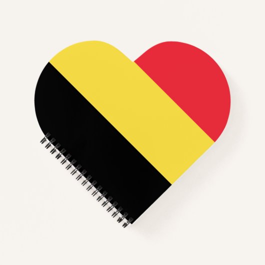 Belgien-Flagge Notizblock (Vorderseite)