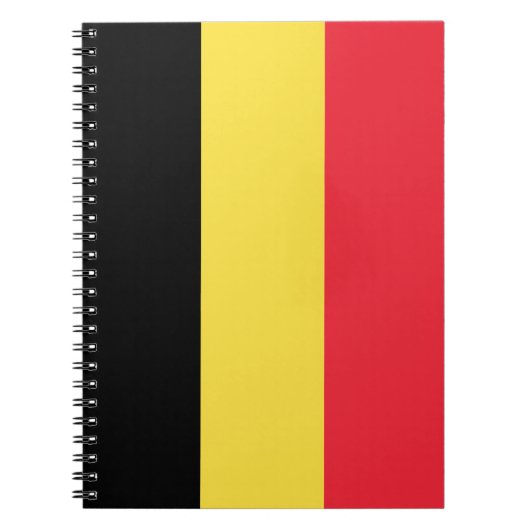 Belgien-Flagge Notizblock (Vorderseite)