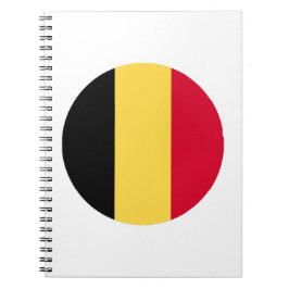 Belgien-Flagge Notizblock