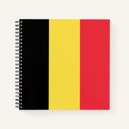 Belgien-Flagge Notizblock
