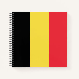 Belgien-Flagge Notizblock
