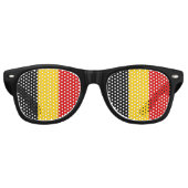Belgien-Flagge Partybrille (Vorderseite)