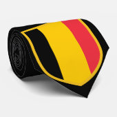 Belgien-Flagge Personalisierte Krawatte Benutzerde (Gerollt)