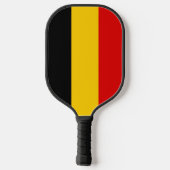 Belgien-Flagge Pickleball Schläger (Rückseite)