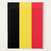 Belgien-Flagge Planer (Rückseite)