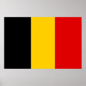 Belgien-Flagge Poster (Vorne)