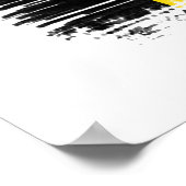 Belgien-Flagge Poster (Ecke)