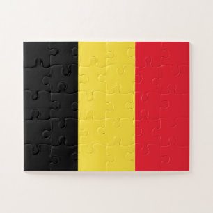 Belgien-Flagge Puzzle