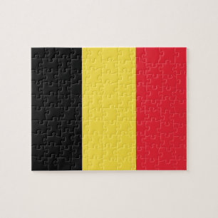 Belgien-Flagge Puzzle