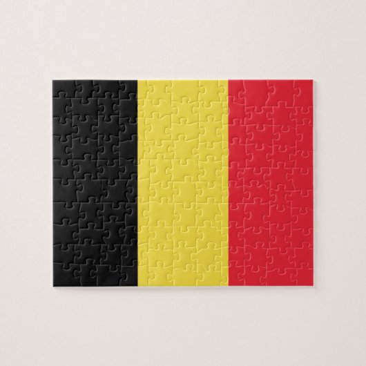 Belgien-Flagge Puzzle (Horizontal)