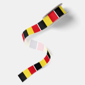 Belgien-Flagge Satinband (Rückseite)