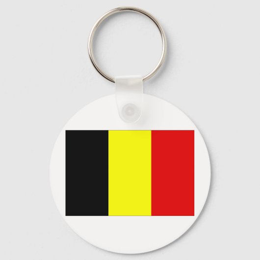 Belgien-Flagge Schlüsselanhänger (Vorderseite)
