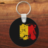 Belgien-Flagge Schlüsselanhänger (Vorderseite)