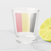 Belgien-Flagge Schnapsglas (Rückseite)