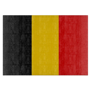 Belgien-Flagge Schneidebrett